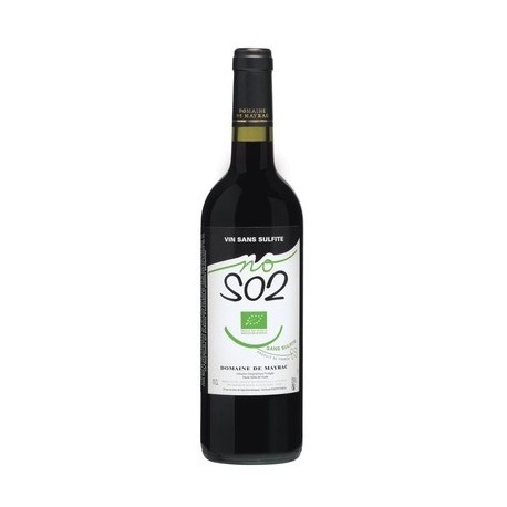 VIN ROUGE SANS SULFITE AJOUTE 75CL