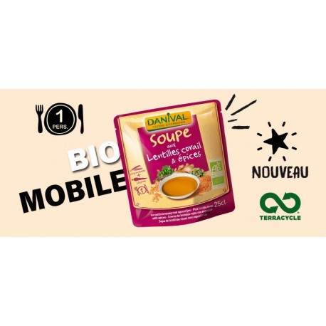 SOUPE LENTILLES CORAIL ET EPICES 25CL