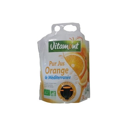 PUR JUS ORANGE DE MEDITERRANEE 3L