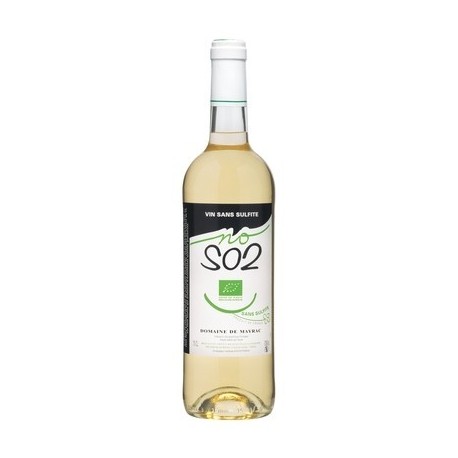 VIN BLANC SANS SULFITE AJOUTE 75CL