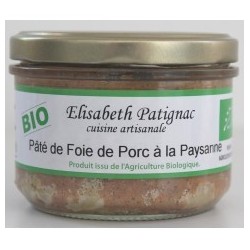 PATE DE FOIE DE PORC BIO A LA PAYSANNE