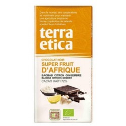 A.CHOCOLAT SUPERFRUITS AFRIQUE  NOIR 72% 100G