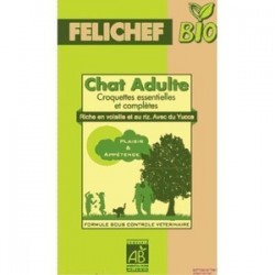 CROQUETTES CHAT ADULTE 2KG FELICHEF FRANCE