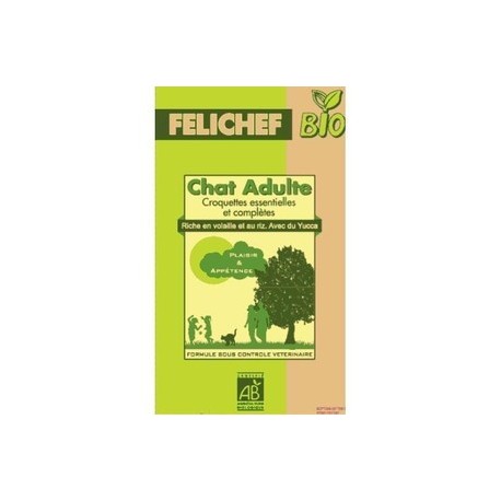 CROQUETTES CHAT ADULTE 2KG FELICHEF FRANCE