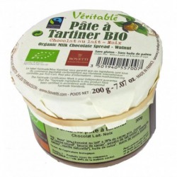 A.PATE A TARTINER NOIX CHOC.LAIT 200G en Verrines