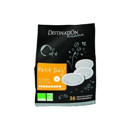 CAFE DOSETTES SOUPLES BREAKFAST/PETIT DEJ 36 UNITES