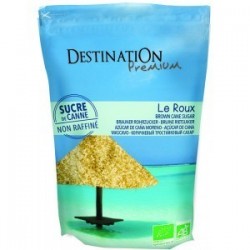 SUCRE CANNE ROUX 1KG CRISTAL MOYEN