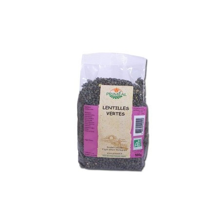 N.LENTILLE VERTE 500G FRANCE PRIMEAL