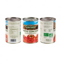 TOMATES CONCASSEES 400G BOITE METAL BIO