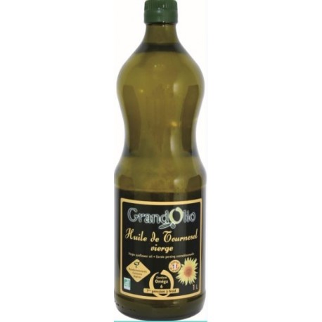 HUILE TOURNESOL VIERGE 1L GRAND OLIO FRANCE