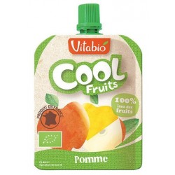 GOURDE COOL FRUITS POMME 4X90G VITABIO