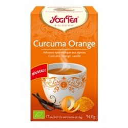 YOGI TEA CURCUMA ORANGE 17 SACHETS