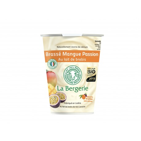 YAOURT BREBIS BRASSE MANGUE PASSION 400G