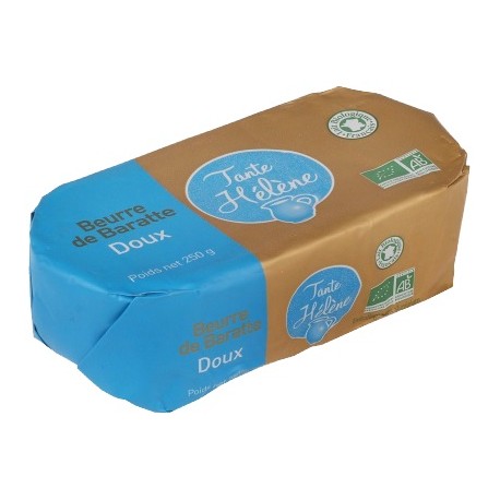 BEURRE DE BARATTE DOUX 250 G