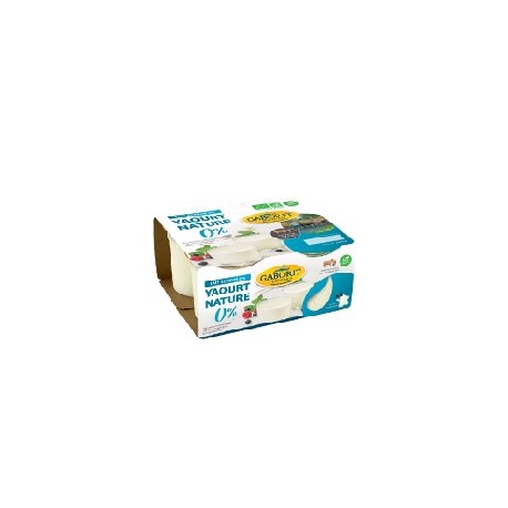 YAOURT NATURE MAIGRE 0% 4*125G GABORIT