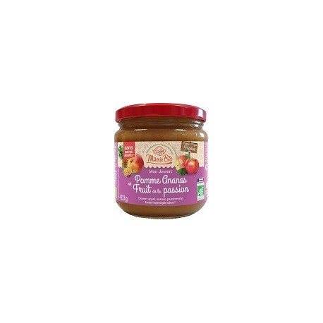 A.PUREE DE POMME FRANCE ANANAS PASSION 400G