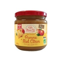 A.PUREE DE POMME FRANCE CITRON MIEL 400G