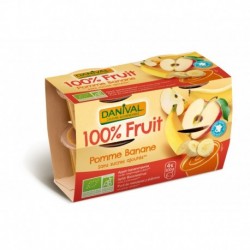 QUADRETTE POM-BANANE 4X100G SSUC