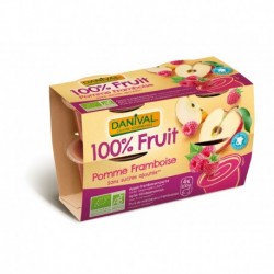 QUADRETTE POM-FRAMBOISE 4X100G SSUC