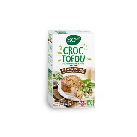 CROQUE TOFOU CHEVRE EPINARD