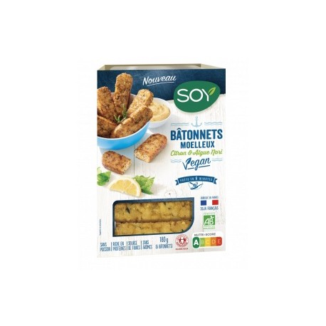 BATONNETS MOELLEUX CITRON NORI VEGAN 180G