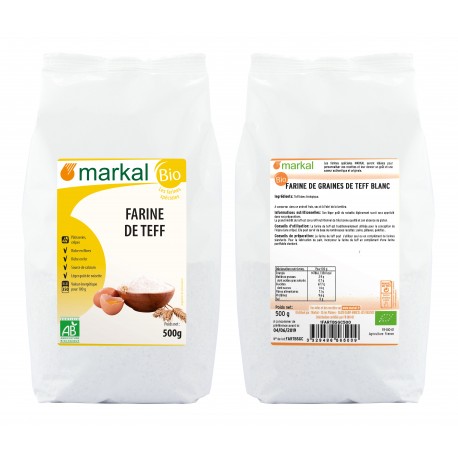 FARINE BLANCHE DE TEFF 500G