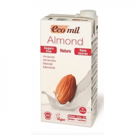 BOISSON AMANDES NATURE SANS SUCRE 1L ECOMIL