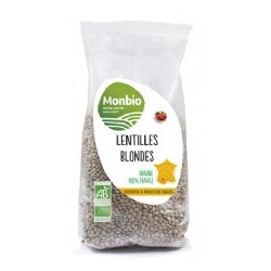 LENTILLES BLONDES MONBIO 500G