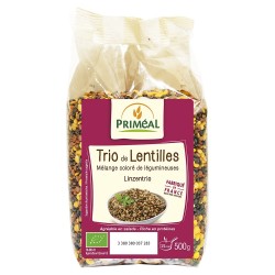 TRIO DE LENTILLES 500G PRIMEAL