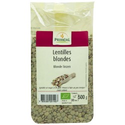 LENTILLES BLONDES 500G PRIMEAL