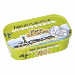 A.FILETS DE MAQUEREAUX* HUILE OLIVE BIO 118G