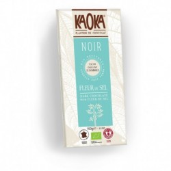 CHOCOLAT KAOKA NOIR FLEUR DE SEL 100G