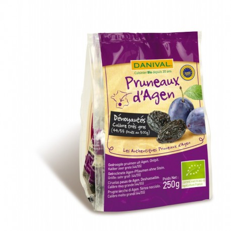PRUNEAUX DENOYAUTES 250G 44-55 IGP TRES GROS