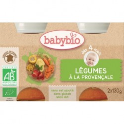 POT BEBE PDT PETIT POIS 2X130G 4 MOIS BABYBIO