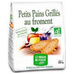 PETIT PAIN GRILLE FROMENT 225G SANS H.PALME