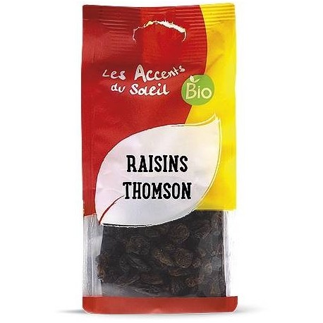 RAISINS THOMSON RAISIN BRUN TURQUIE 200G