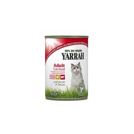 MORCEAUX POUR CHAT 405G POULET BOEUF