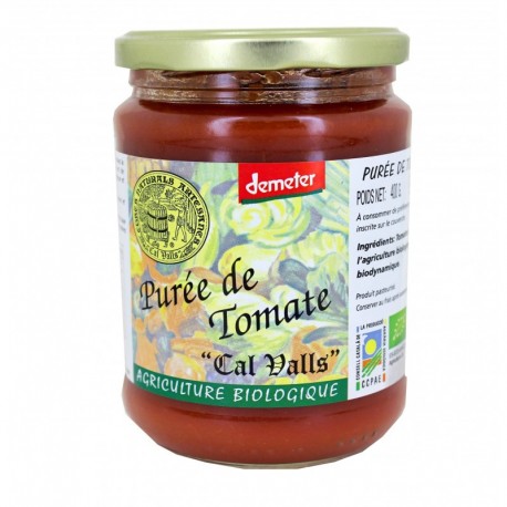 S.PUREE TOMATE DEMETER 400G CAL VALLS