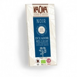 CHOCOLAT NOIR 80% CACAO 100G EQUITABLE