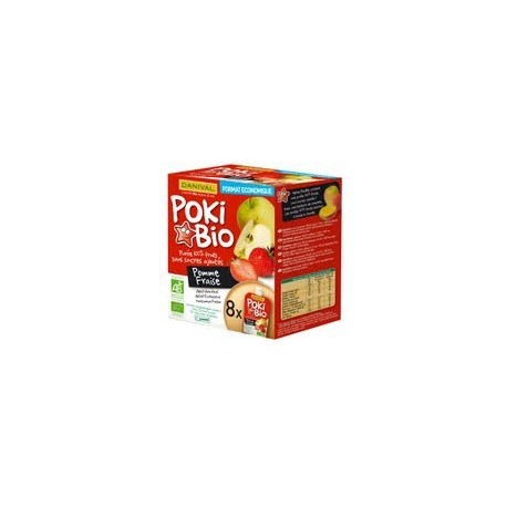 A.GOURDE POMME FRAISE 90G X8 EN ETUI