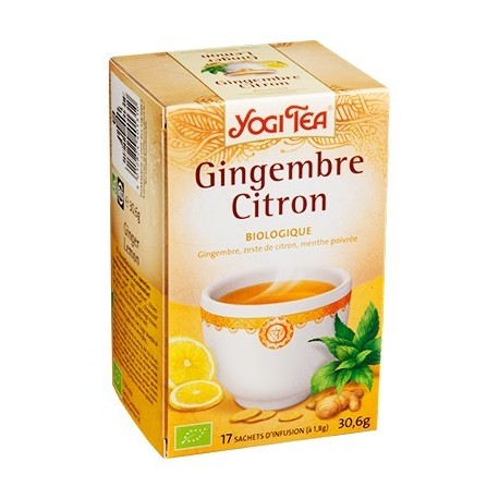 YOGI TEA GINGEMBRE CITRON
