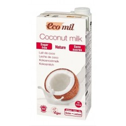 BOISSON LAIT DE COCO SANS SUCRE 1L ECOMIL