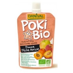 POKI BIO POMME PECHE ABRICOT 90G