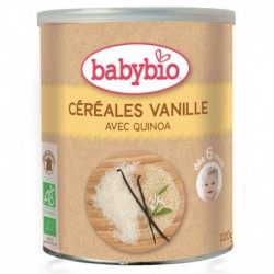 PREPARATION CEREALES VANILLE 220G 6 MOIS BABYBIO