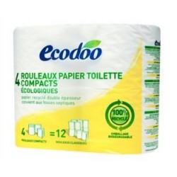 PAPIER TOILETTE COMPACT 4 ROULEAUX/RECYCLE*