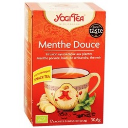 A.YOGI TEA MENTHE DOUCE THE ASSAM SNACK TEA 17 SACHETS