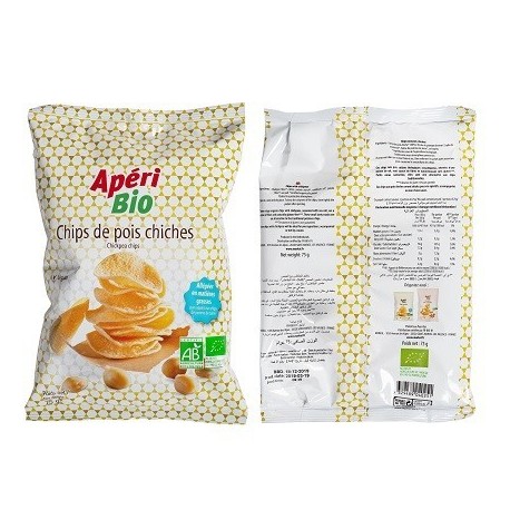 CHIPS POIS CHICHES BIO 75G