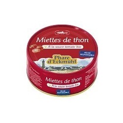 MIETTES DE THON LISTAO* A LA TOMATE BIO 160G