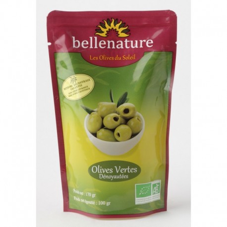 OLIVES VERTES DENOYAUTEES 100G