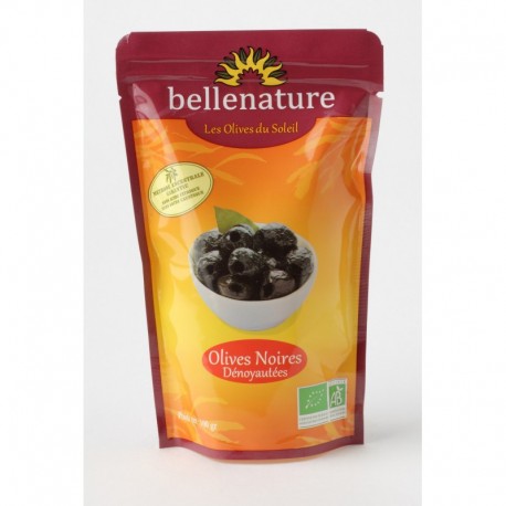 OLIVES NOIRES DENOYAUTEES 100G